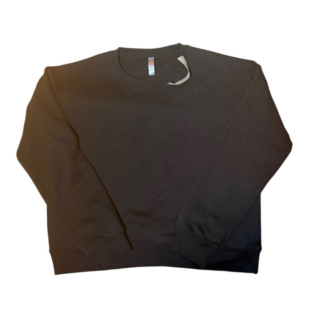 Mono B Black Long Sleeve Crewneck Sweatshirt Top Size 2XL‎ Cozy